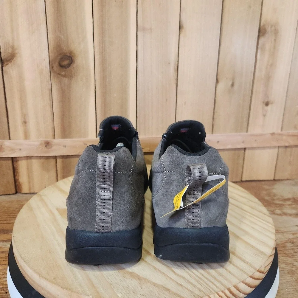 L.L.Bean Arctic Grip Shoes Mens 13 Gray Suede Waterproof Insulated Vibram
